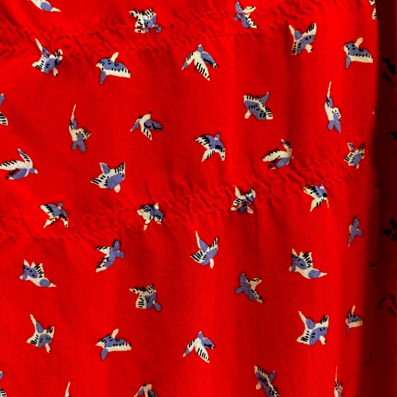 Beautiful blouse, bird pattern, women’s M, Maeve by Anthropologie. Like new! - Picture 4 of 4